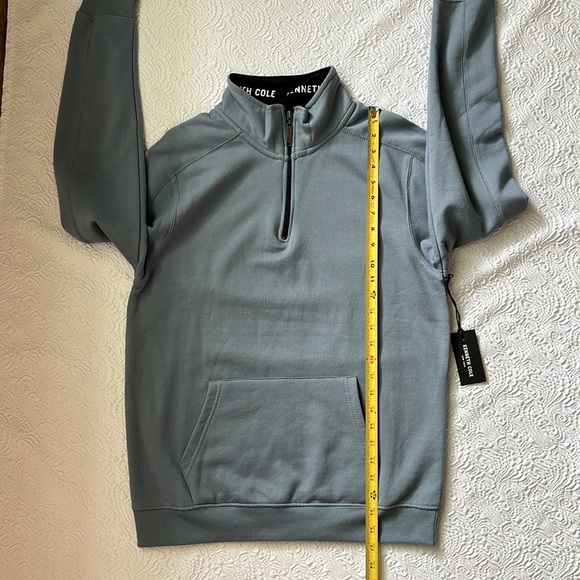 Kenneth Cole NWT long sleeve half zip sweatshirt - Picture 9 of 9